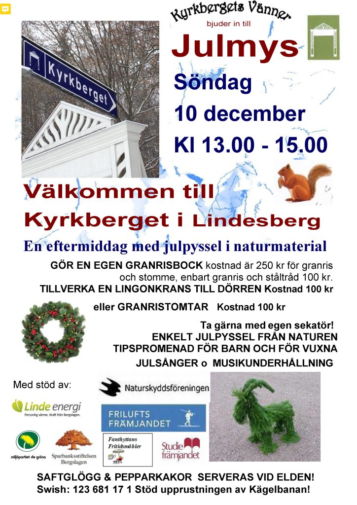 Affisch Julmys kyrkbergets Vänner 2023
